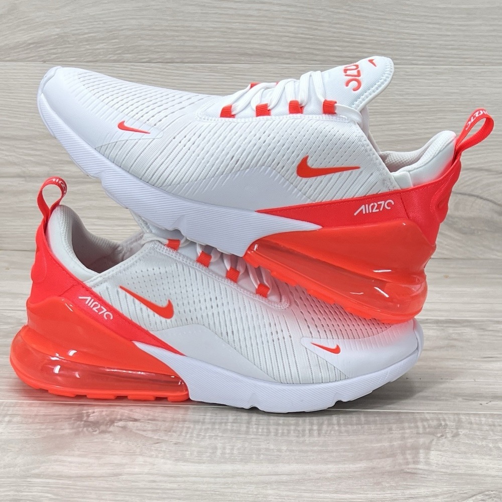 Nike Air Max 270 'White Bright Crimson' HJ3222-102 Womens Size 10 - Picture 6 of 9
